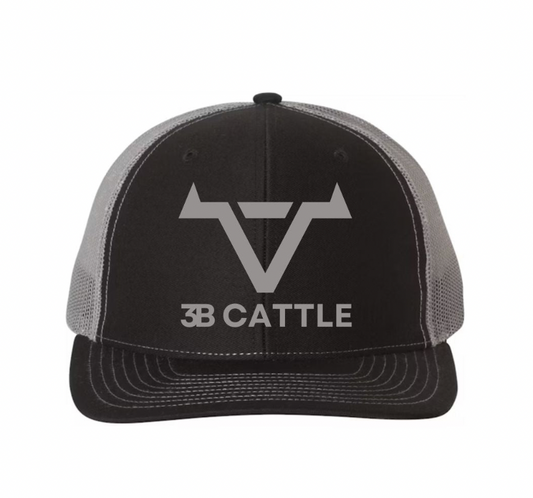 Black & Charcoal Trucker Hat