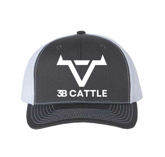 Charcoal & White Trucker Hat